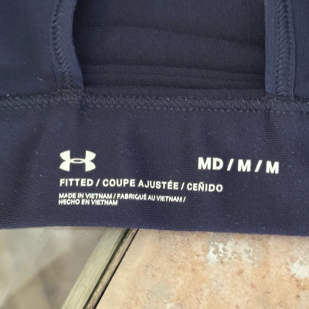 Under Armour Blue Sports Bra with Adjustable Straps - Picture 3 of 3
